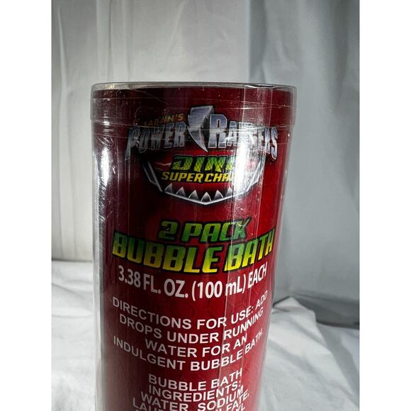 Power Rangers Dino Super Charge Bubble Bath 2 Pack 3.38 Oz 100 ml Each NEW - Picture 11 of 15